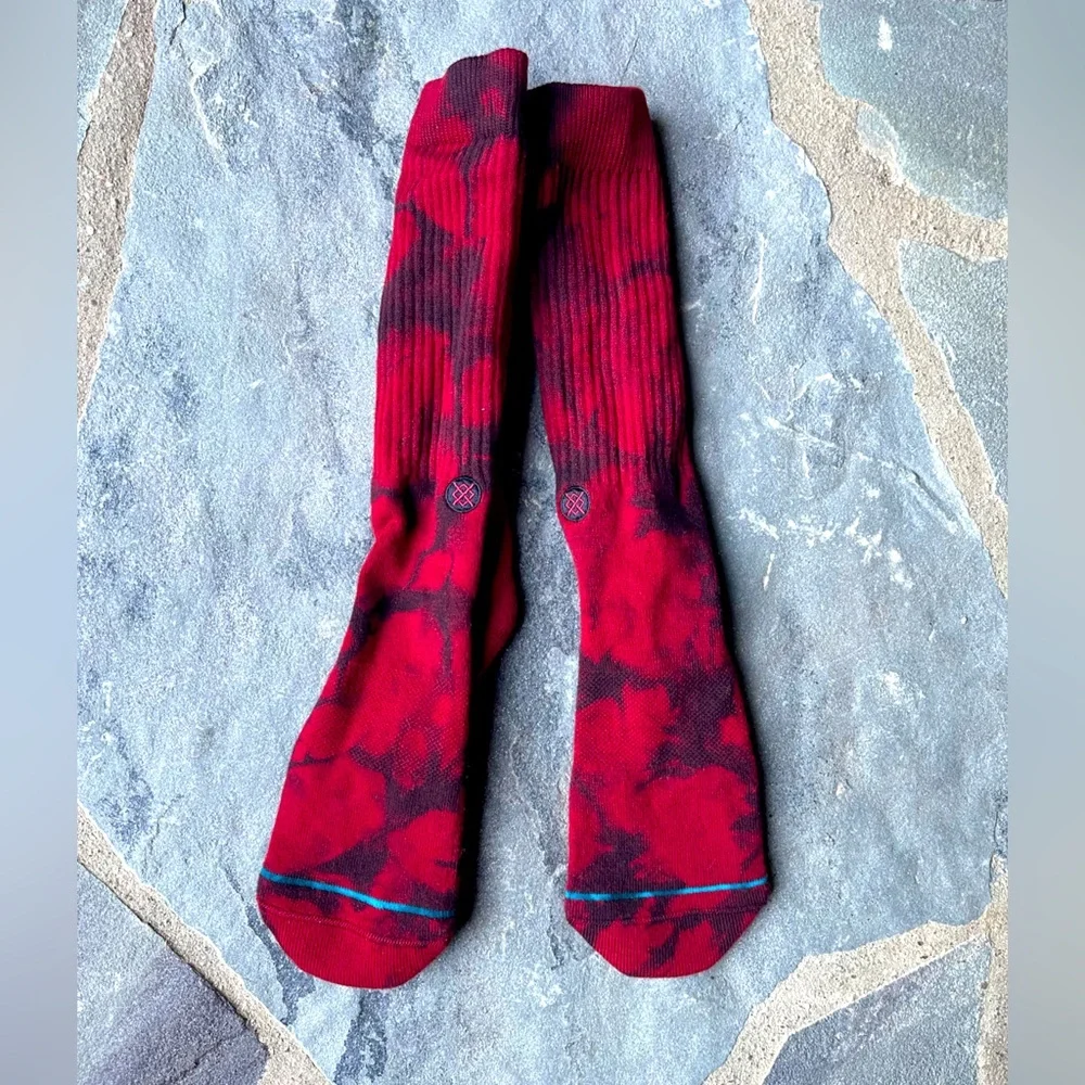 New🌟STANCE Men's Red Nosten Crew Socks